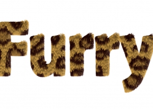 Eye Candy Furry Text
