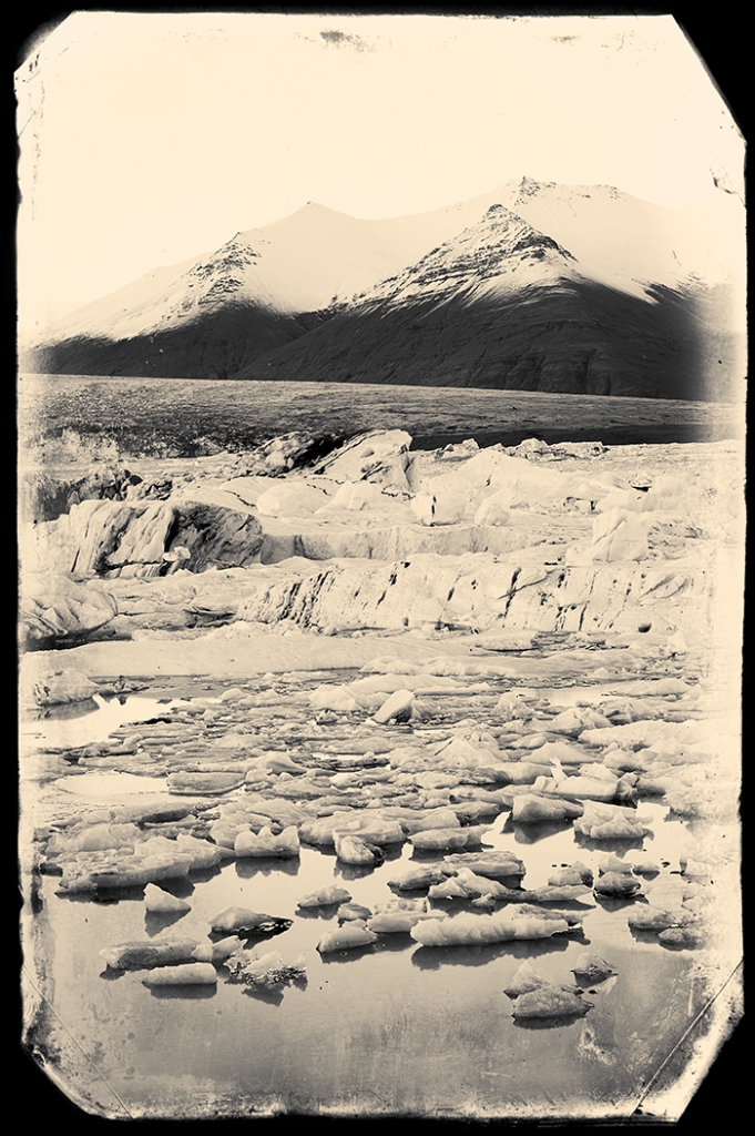 Nostalgia for Snow: A Climate Change Photography Project. Ice on Jokulsarlon lagoon, Iceland