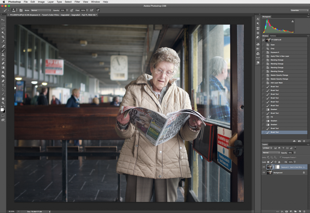 Image Retouching with Exposure -- Photoshop