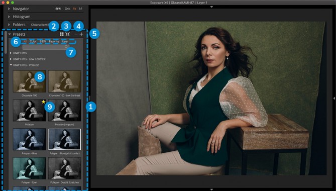 Managing Presets User Guide - Exposure Software