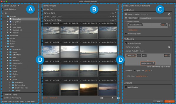 Opening Images User Guide - Exposure Software