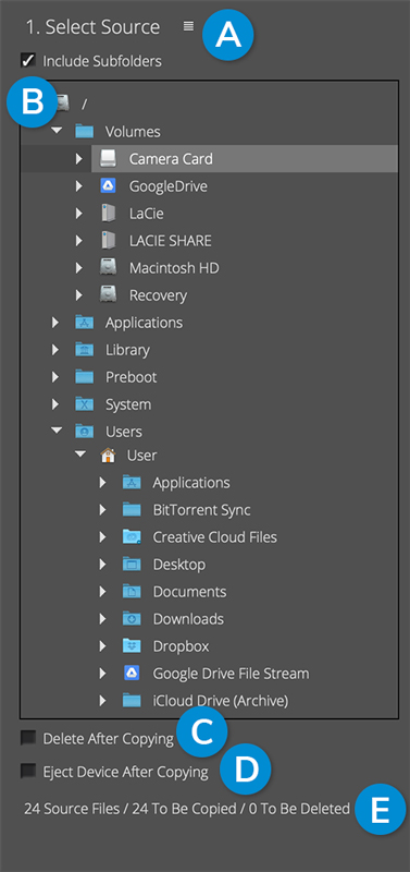 how to open preset thumbnails in exposure x