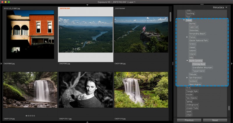 Metadata Panel User Guide - Exposure Software
