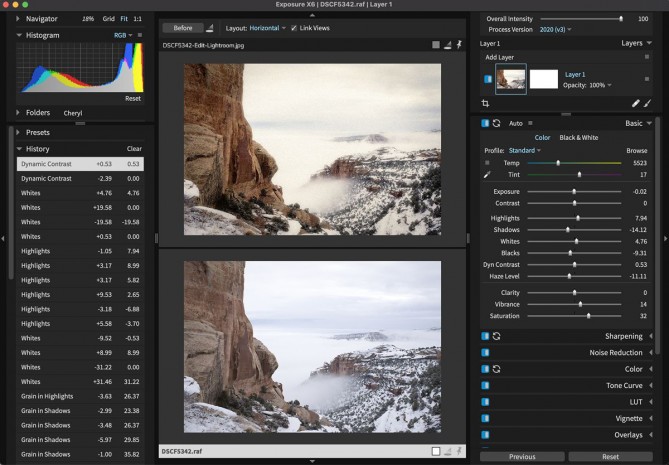 Recreating Lightroom Edits - Exposure Software